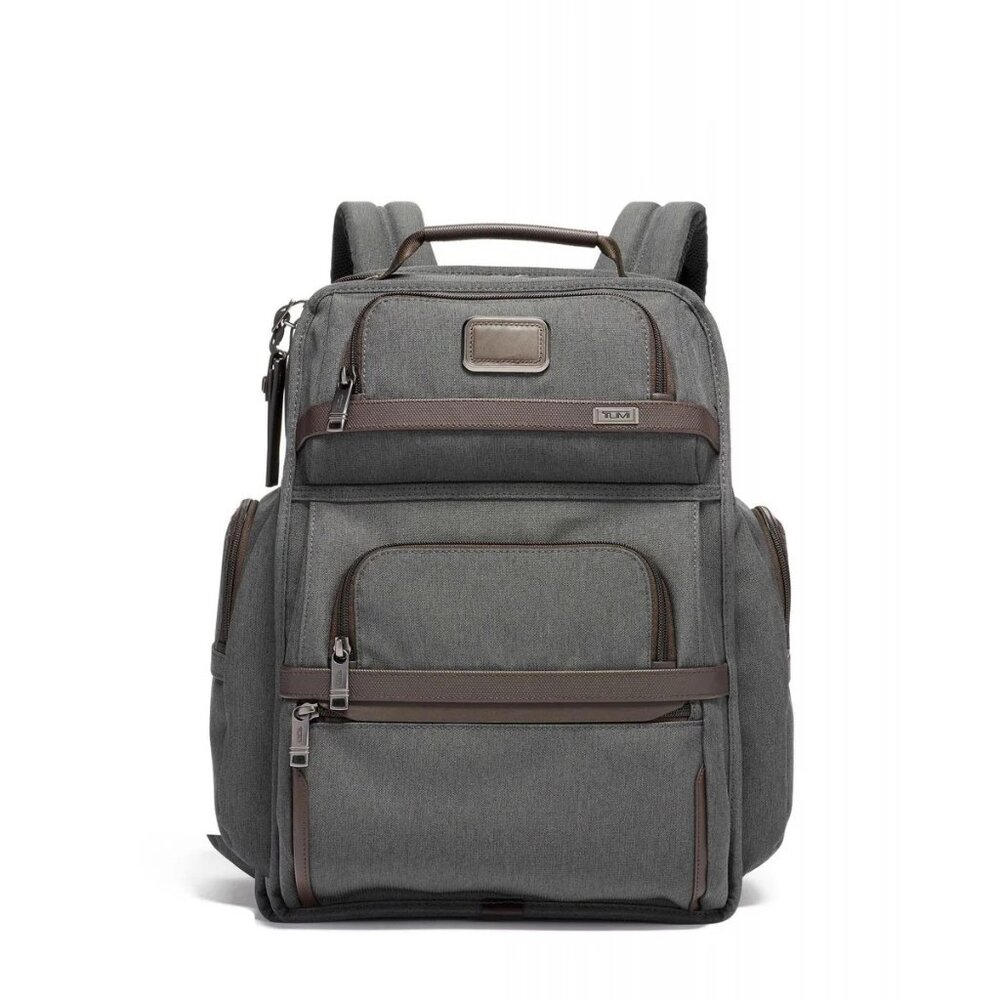 TUMI Alpha 3 Brief Pack in Anthracite - EUC